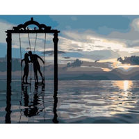 Картина по номерам Strateg R 8 /22 (DY100)(36122) Leaganul îndrăgostiților, 40x50 cm