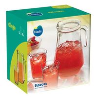 Set p-u bauturi NADIR NR-1321 Ginga (280 ml/4 buc+ulcior 1550 ml)