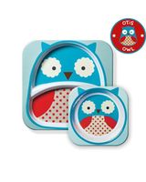 Набор Skip Hop Zoo Тарелка и миска Сова
