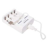 USB Charger Panasonic "Basic" 4-pos AA/AAA, BQ-CC61USB