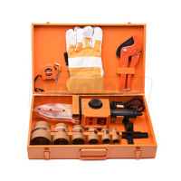 Аппарат для сварки ППР (ПЭ, ПЭ-РТ) D. 20-63, 700 W / 2000 W (+ ножницы, перчатки, насадки, рулетка, ключ, отвертка) Industrial  HARDEN