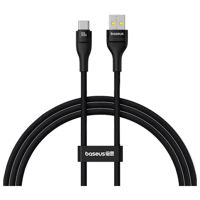 Кабель для моб. устройства Baseus P10311804111-00 2 in 1 Type-C 100W 1m, Flash 2 Series, Cluster Black