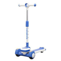 Самокат New World 2587 Trotineta pliabila cu roti luminoase, albastru, 61634