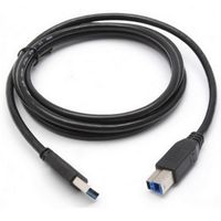 Cable USB 3.0, AM -  BM  1.8 m  High quality,  APC Electronic, Black