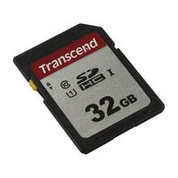 .32GB  SDHC Card (Class 10) UHS-I, U1, Transcend 300S  "TS32GSDC300S" (R/W:95/45MB/s)
