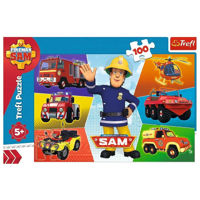 Головоломка Trefl 16354 Puzzles 100 Sam-s vehicles