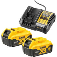 Зарядные устройства и аккумуляторы DeWalt DCB1104P2 încarcator + 2 acumulatoare Li-Ion 18V 5.0Ah
