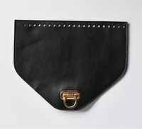 Clapă cu închizătoare pentru geantă/rucsac, Negru