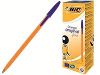 Pix cu bila BIC Orange Fine(1/20), albastru