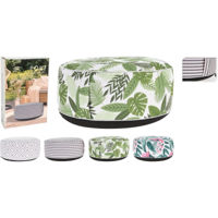 Mobilier pentru grădină H&S 55278 Puf gonflabil, D55cm, H25cm, poliester, 4 desene