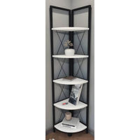 Офисный стеллаж Nex Home Книжный шкаф, 33,5x33,5x159,5 см, Белый (15-15-01)