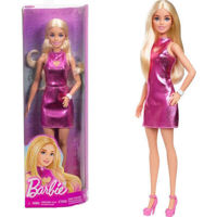 Кукла Barbie HYT88 Модница в розовом мини-платье