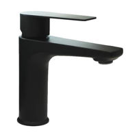 Смеситель для умывальника Mat|eco Aleo черный-мат