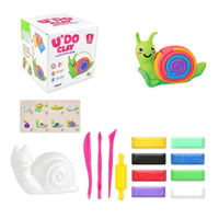 Набор для творчества Strateg 57326 U'DO Clay, Melc (8buc x 15g)