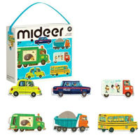 Головоломка Mideer MD1458 Puzzle Autoturisme în oraș, 6 în 1