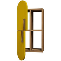 Офисный стеллаж Trendy Trandafir-Nuc, Galben 35x60x22cm (GTR005379)