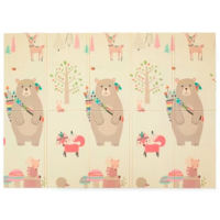 Игровой комплекс для детей Petite&Mars 435070 Covoras de joaca pliabil 2 in 1 Campy Elephant&Fox