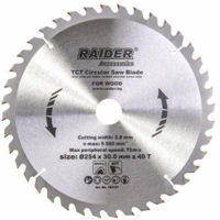 Disc de tăiere Raider 163151 disc pentru ferăstrău circular 254x40Tx30mm