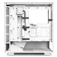 Case ATX NZXT H5 Elite, 1xUSB 3.2, 1xType-C, 1x120mm & 2x140mm FRGB, 2xTempered Glass, White