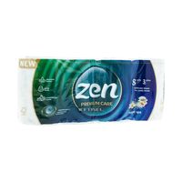Туалетная бумага Zen Ocean Spa, 8 рулонов, трёхслойная