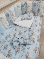 Бортики в кроватку Pampy Blue