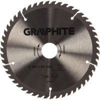 Диск отрезной Graphite 57H672 Disc circular pentru lemn, 190x30mm, 50 dinti
