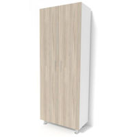 Шкаф Smartex N4 80cm Белый/Дуб Светлый