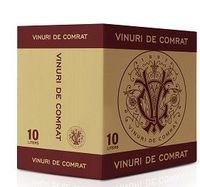Vinuri de Comrat Cabernet Sauvignon Feteasca Neagră, sec roșu,  10 L