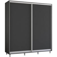 Dulap Mobildor-Lux Aron cu uși glisante (190x60x230H cm) Anthracite