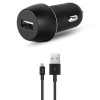 Зарядное устройство для автомобиля ttec 2CKS20MS USB-A 2.1A with Micro-USB Cable, Black