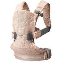 Marsupiu pentru copii BabyBjorn 098001E1 One Air Pearly Pink, 3D Mesh