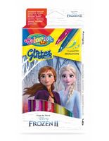 Set de markere cu sclipici 6 culori- Colorino Disney Frozen