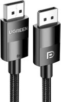 Кабель для моб. устройства Ugreen 80391 Cable DisplayPort 1.4 to DisplayPort 1.4 8K 60Hz, 1.5m, Black, DP114