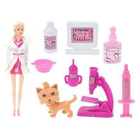 Кукла Promstore 53854 Asistentă medicală + accesorii