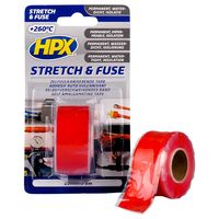 Лента изоляционная силиконовая красная 25мм/3 м HPX Stretch&Fuse SO2503