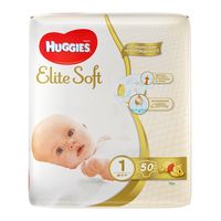 Scutece Huggies Elite soft 1 (3-5 кг) 50 buc.