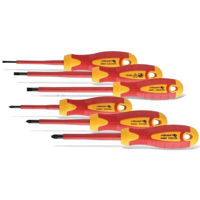 Отвёртка Hoegert Набор из 6 отверток с изолированными битами 1000 В HT1S996