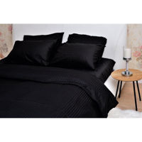 Домашний текстиль Sabaev 225145 комплект Euro сатин, черный