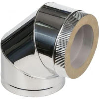 Дымоход miscellaneous Колено нержавеющая сталь изолированное 90° d.180-230 (316)