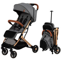 Сărucior pentru copii MoMi Estelle Gray-Gold