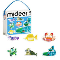 Головоломка Mideer MD1463 Puzzle Animale marine, 6 în 1