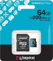 Флеш карта памяти SD Kingston SDCG4/64GB, microSD Class10 A2 UHS-I U3 (V30)