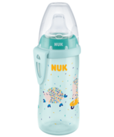 NUK Sticluta Active Cup anticurgere,cu adaptor silicon 300ml 12luni+