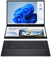 Ноутбук ASUS 14.0" Zenbook DUO OLED UX8406MA Gray (Core Ultra 9 185H 32Gb 2Tb Win 11)