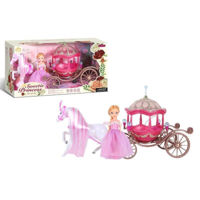 Кукла Essa 146A Set Prințesa cu cal și careta