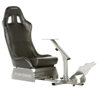 Gaming Chair Playseat Evolution, Racing simulator cockpit with GTR sitting position, Black