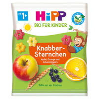 Stelute crocante cu fructe HIPP (12+ luni) 30 g