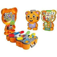 Игрушка Promstore 43996 Набор игровой Рюкзак Тигр-Инженер 19x9x25cm