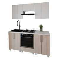 Мебель для кухни Smartex (30087) K3 180сm Alb+Stejar Deschis