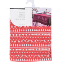 Домашний текстиль Promstore 38531 Рождественская скатерть 130х180 см, хлопок